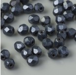 Zdjęcie - Fire Polish Matte - Hematite (84400JT) 4mm